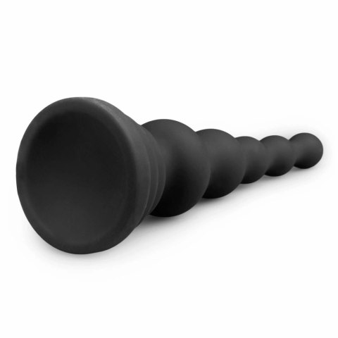 EasyToys Beaded Cone silikonowy stożek z koralikami, czarny