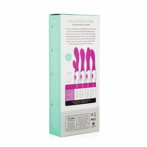 EasyToys Blossom Rożowy Wibrator z Elastycznego Silikonu 10 Trybow