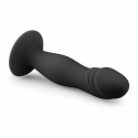 EasyToys Czarna Sonda Anatomiczna Silikonowa z Przyssawką 19 cm
