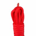 EasyToys Czerwony Sznur Bondage 10 m - Wytrzymały Nylonowy Model
