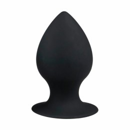 EasyToys Korek anatomiczny z przyssawką model XL czarny silikon