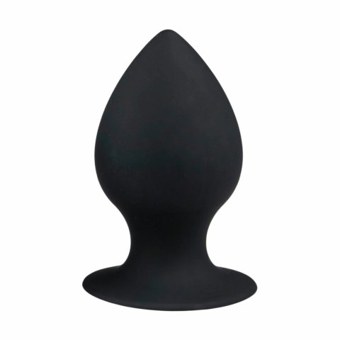 EasyToys Korek anatomiczny z przyssawką model XL czarny silikon