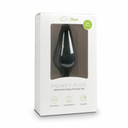 EasyToys Korek anatomiczny z uchwytem silikonowy czarny S