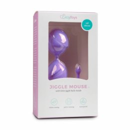 EasyToys Kulki Treningowe Podwojne Fioletowe silikonowe 3,5 cm