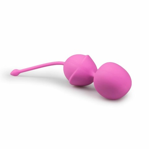 EasyToys Kulki treningowe rożowe dwie, model z silikonową powłoką