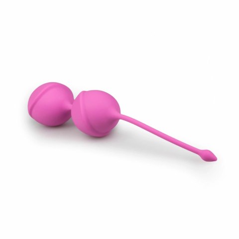 EasyToys Kulki treningowe rożowe dwie, model z silikonową powłoką