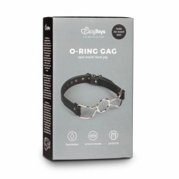 EasyToys Metalowy Gag z Kulką Regulowany Pasek Srebrny