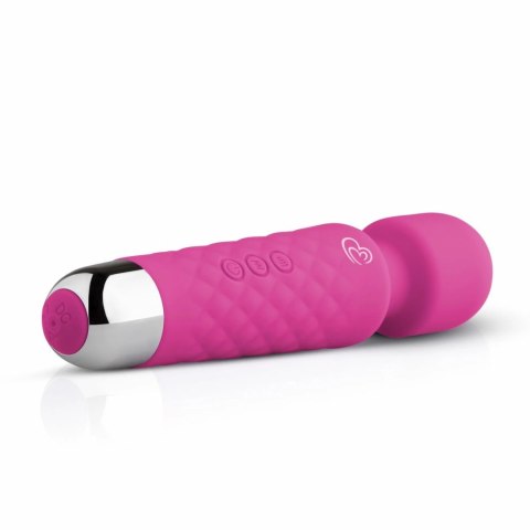 EasyToys Mini Wand Pink - Kompaktowy Masażer z 18 Trybami Wibracji