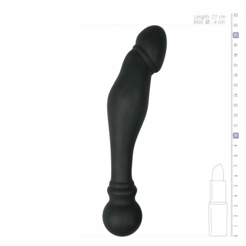 EasyToys Model Pro Comfort - anatomiczny aplikator silikonowy czarny