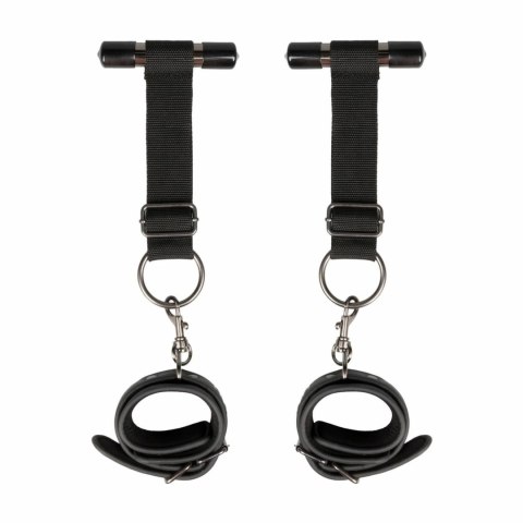 EasyToys Opaski na Nadgarstki Do Drzwi Regulowane Czarny