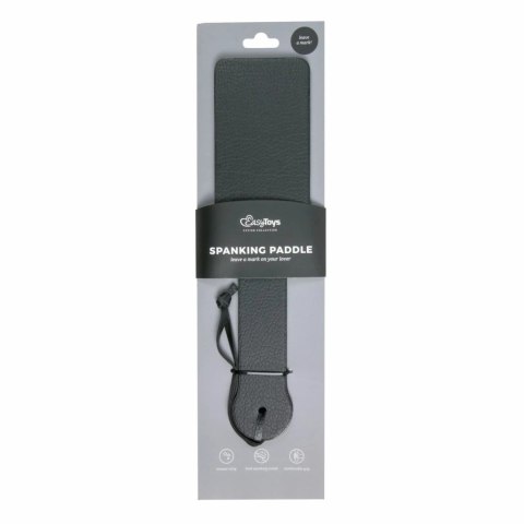 EasyToys Paddle skorzany czarny - elegancki model z PU, ergonomiczny uchwyt