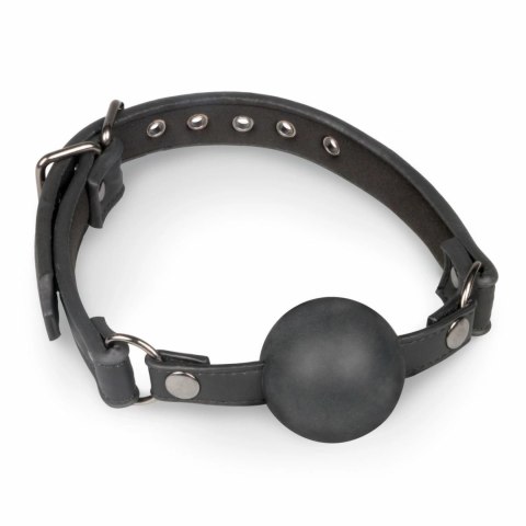 EasyToys Pasek z dużą silikonową kulą - regulowany, czarny