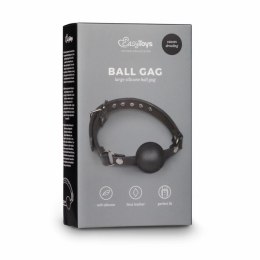 EasyToys Pasek z dużą silikonową kulą - regulowany, czarny