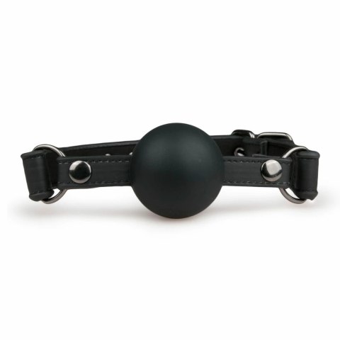 EasyToys Pasek z dużą silikonową kulą - regulowany, czarny