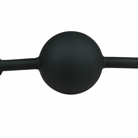 EasyToys Regulowany pas z silikonową kulą - czarny, uniwersalny