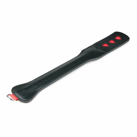 EasyToys Skorzana Łopatka do Masażu z Otworami w Kształcie Serc 32 cm
