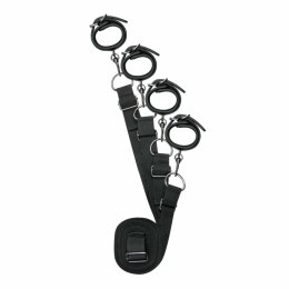 EasyToys System Mocujących Pasow Pod Materac z Regulacją, Czarny