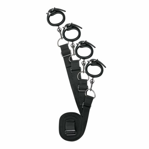 EasyToys System Mocujących Pasow Pod Materac z Regulacją, Czarny