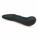 EasyToys Wibrująca sonda analna silikonowa czarna 12,5 cm