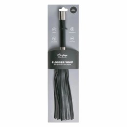 Ouch! Flogger z metalowym uchwytem - elegancki bat do gry scenicznej