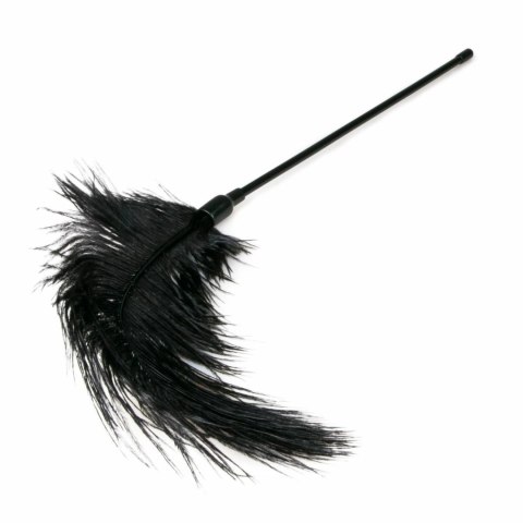 Rimba Feather Tickler czarny miękki piorko do masażu 37 cm