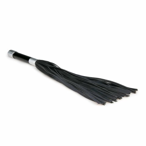 Sinner Gear Długi Flogger ze Stalową Rękojeścią 70 cm Czarny