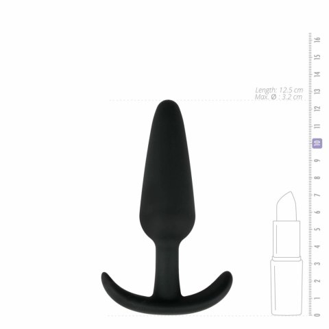 Sinner Gear Plug silikonowy L - anatomiczny model, czarny, rozmiar L