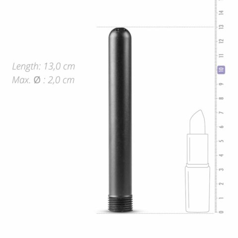 CleanStream Czarna końcowka prysznicowa do higieny intymnej 1/2 cala