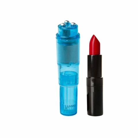 EasyToys Pocket Rocket Blue - Kompaktowy masażer intymny z 4 nasadkami