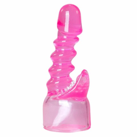 EasyToys Spiral Wand Attachment rożowy - nakładka spiralna do masażera