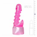 EasyToys Spiral Wand Attachment rożowy - nakładka spiralna do masażera