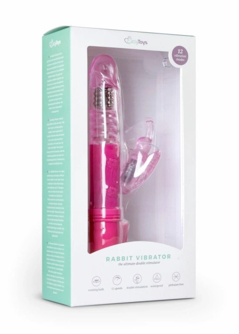 Easytoys Pink Butterfly model wielofunkcyjny z 12 trybami, wodoodporny