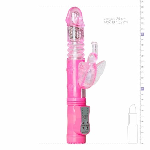Easytoys Pink Butterfly model wielofunkcyjny z 12 trybami, wodoodporny