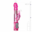 Easytoys Pink Rabbit - wielofunkcyjny wibrator z 12 trybami, wodoodporny