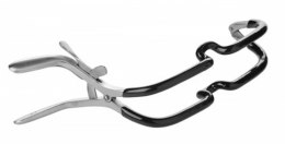 Master Series Jennings Black - anatomiczny ekspander ust z powłoką gumową