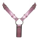 Bad Kitty S/M - Stringi intymne z doczepianym elementem silikonowym, rożowe