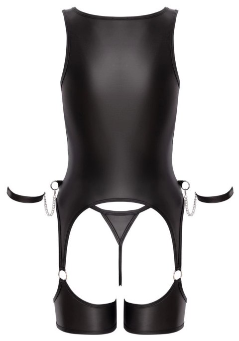 Cottelli Bondage Set M - Czarny mat, kajdanki, otwarty kroj