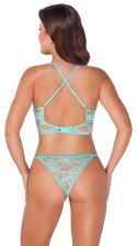 Cottelli Collection Fantasy Komplet Bielizny Miętowy L/XL Koronka