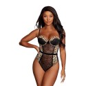 Dreamgirl Teddy NH L - koronkowy body damski, rozmiar L, czarny