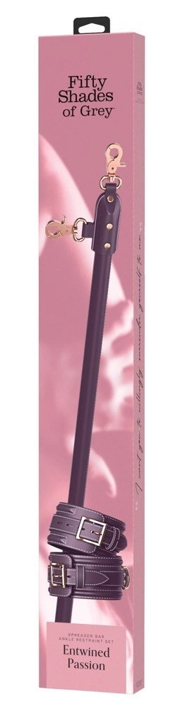 Fifty Shades of Grey Entwined Passion - elegancki zestaw z drążkiem i mankietami