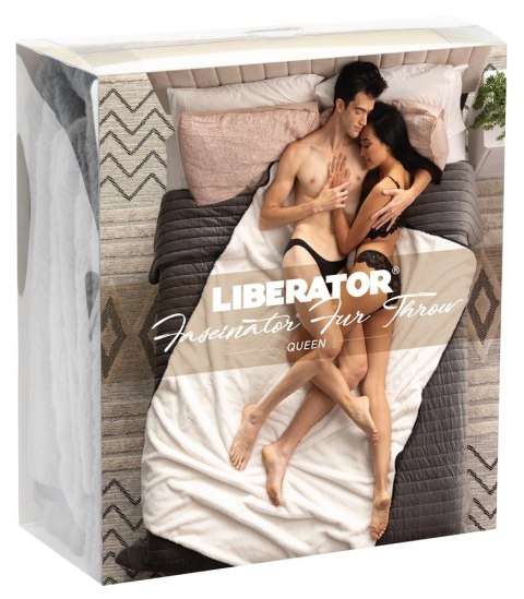 Liberator Fascynator Dwustronny Koc Ochronny Szary/Czarny 183x137cm