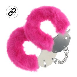 Ouch! Kajdanki Fluffy Pink - wytrzymały model z miękkim futerkiem