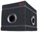 Secret Dome La Niche Black&Red - kabina do gier z oświetleniem LED 85x60x60 cm