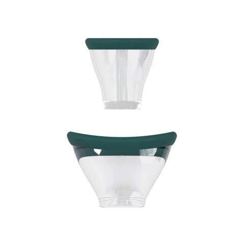 Shots Exquisite Forest Green - Zestaw prożniowy do biustu i okolic intymnych USB