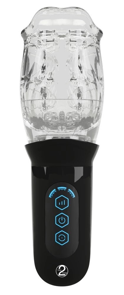 Stroker Rotating Clear - Automatyczna maszyna intymna z obrotowym systemem 360°