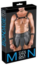 Svenjoyment Bondage Zestaw Gladiatora XL - Uprząż i Spodniczka Męska