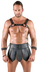 Svenjoyment Bondage Zestaw Gladiatora XL - Uprząż i Spodniczka Męska