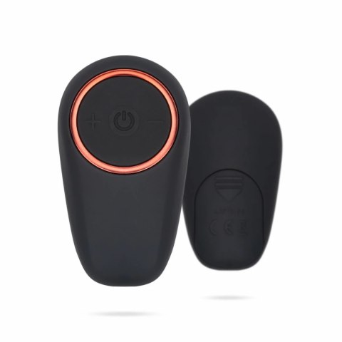 Lieberte Charlie - silikonowy stymulator analny z pilotem, czarny