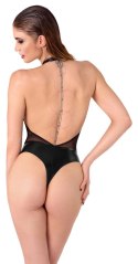 Noir Handmade Body XL z Kryształkami i Efektem Wetlook, Czarny