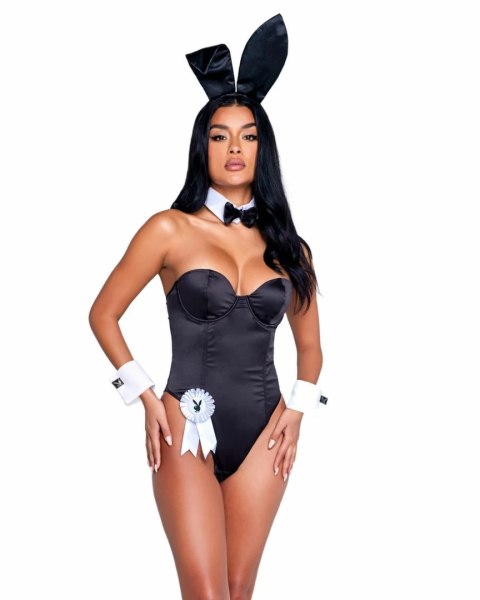 Playboy Classic Bunny Black - zestaw kostiumowy z akcesoriami 2XL